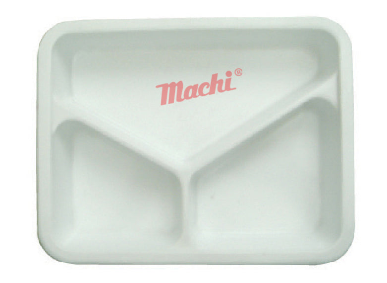 Three Compartment Menu Dish (No Lid)