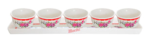 Large Buddhist Cup Dish (for 5 cups)