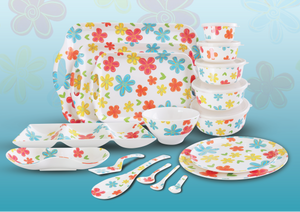 Spring Flower Dinner Set